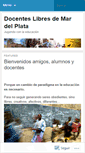 Mobile Screenshot of docenteslibresmdq.com